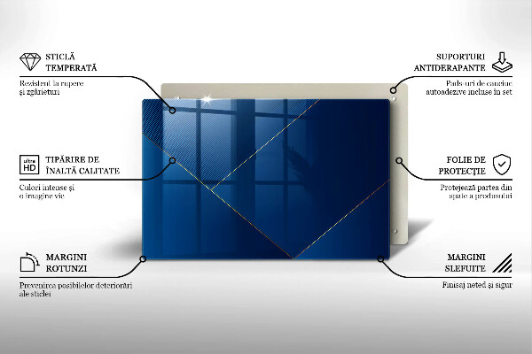 Kuchynská doska zo skla Moderné zázemie