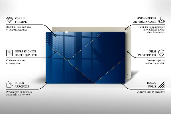 Kuchynská doska zo skla Moderné zázemie