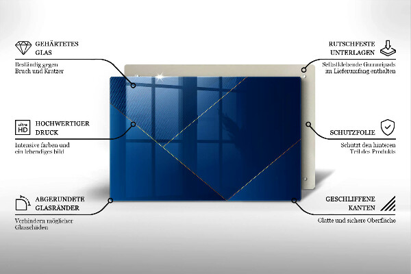 Kuchynská doska zo skla Moderné zázemie