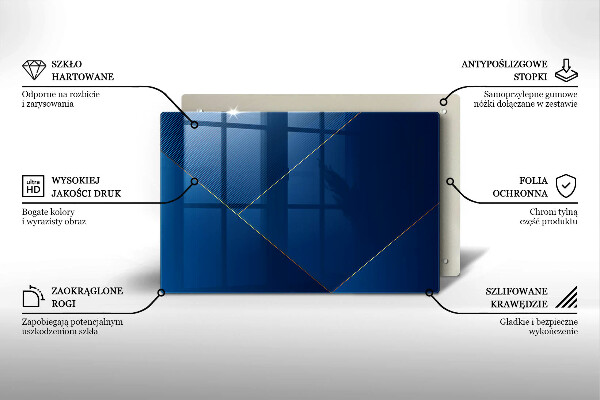 Kuchynská doska zo skla Moderné zázemie