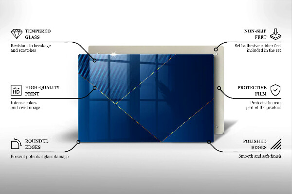 Kuchynská doska zo skla Moderné zázemie