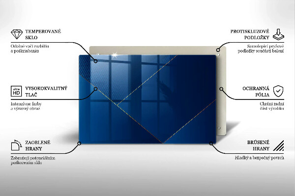 Kuchynská doska zo skla Moderné zázemie