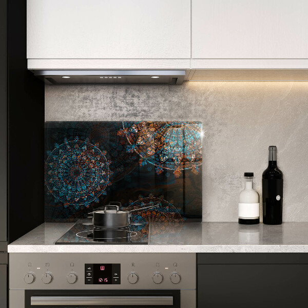 Kuchynská doska zo skla Boho vintage kolesá