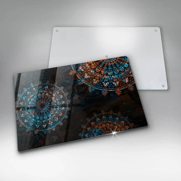 Kuchynská doska zo skla Boho vintage kolesá