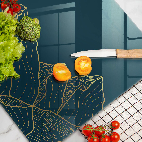 Kuchynská doska zo skla Abstraktné hory