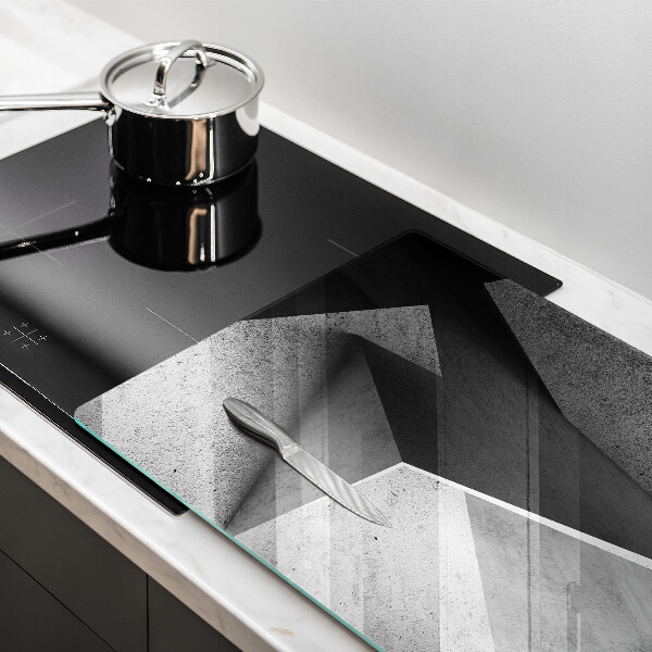 Kuchynská doska zo skla Konkrétna abstrakcia