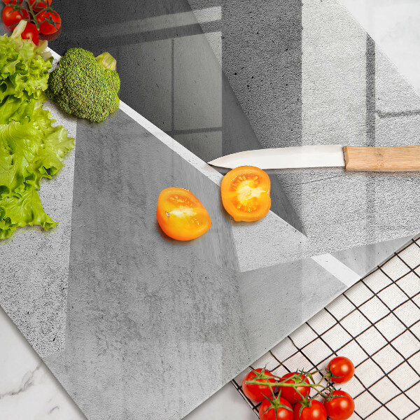 Kuchynská doska zo skla Konkrétna abstrakcia