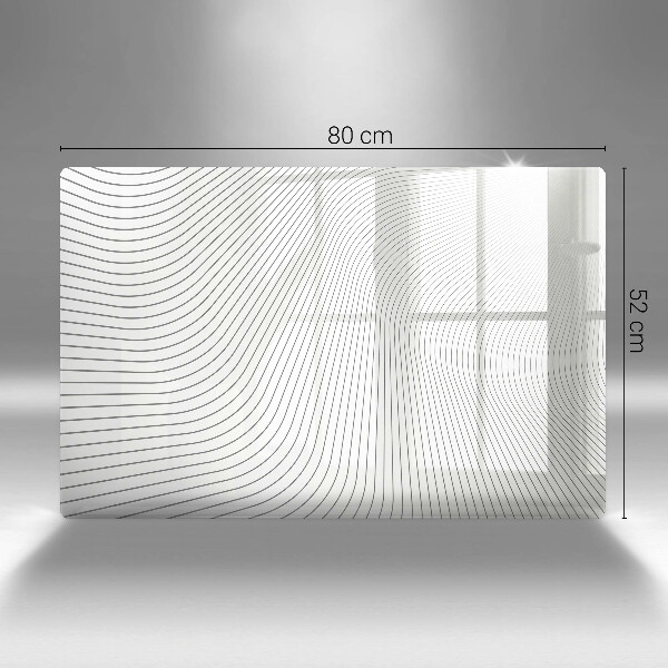 Kuchynská doska zo skla Vzor moderných línií