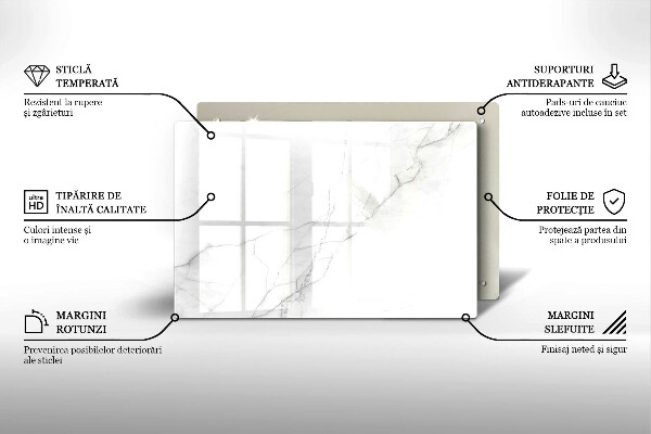 Kuchynská doska zo skla Mramorové kamenné pozadie