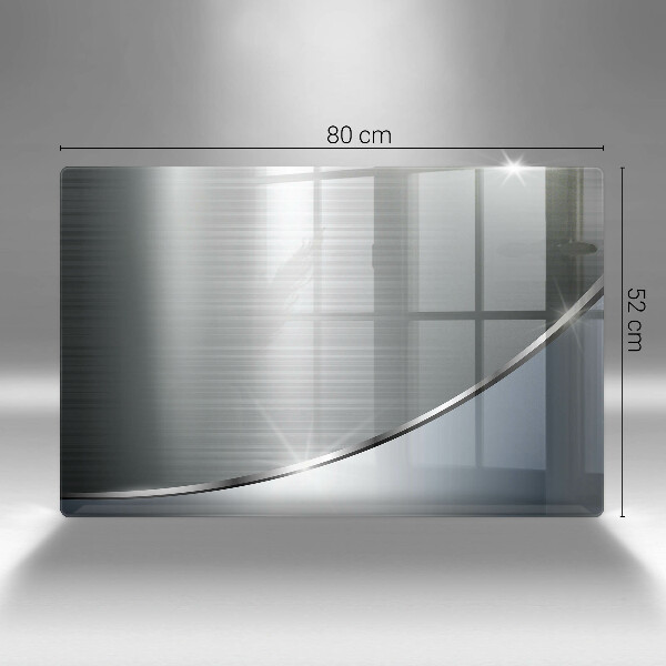 Kuchynská doska zo skla Kovový abstraktný vzor