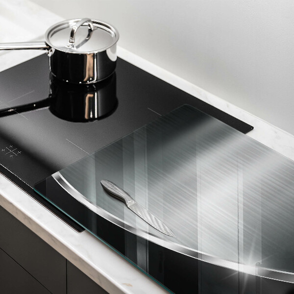 Kuchynská doska zo skla Abstrakcia s kovom