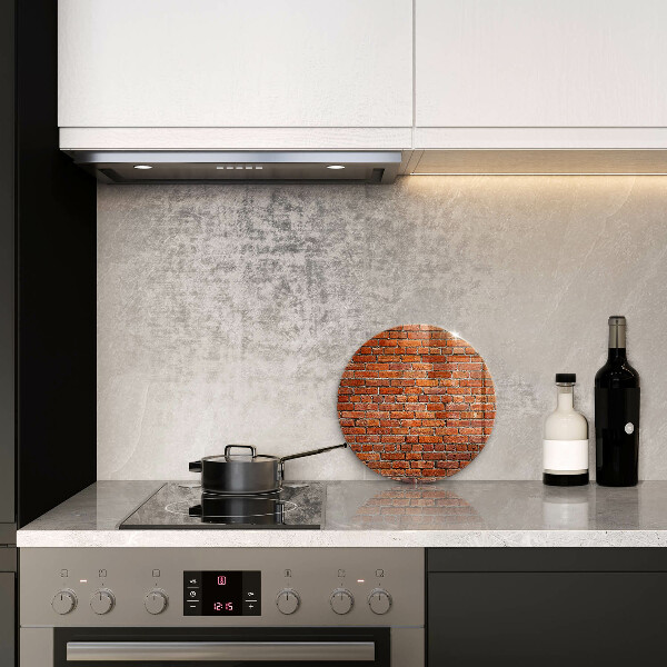 Kuchynská doska zo skla Stena z tehlovej steny