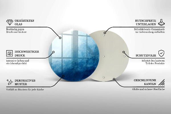 Kuchynská doska veľká zo skla abstraktné pozadie