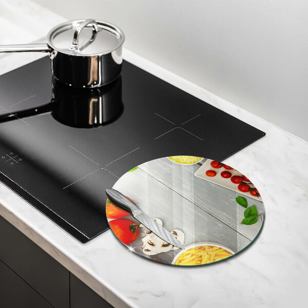 Kuchynská doska zo skla Kuchynské jedlo