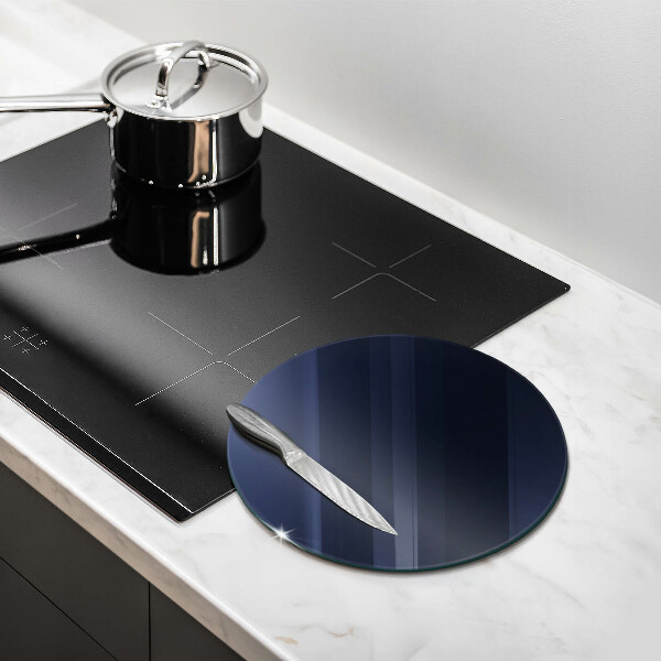 Kuchynská doska zo skla námornícka modrá