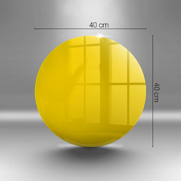 Kuchynská doska zo skla žltá