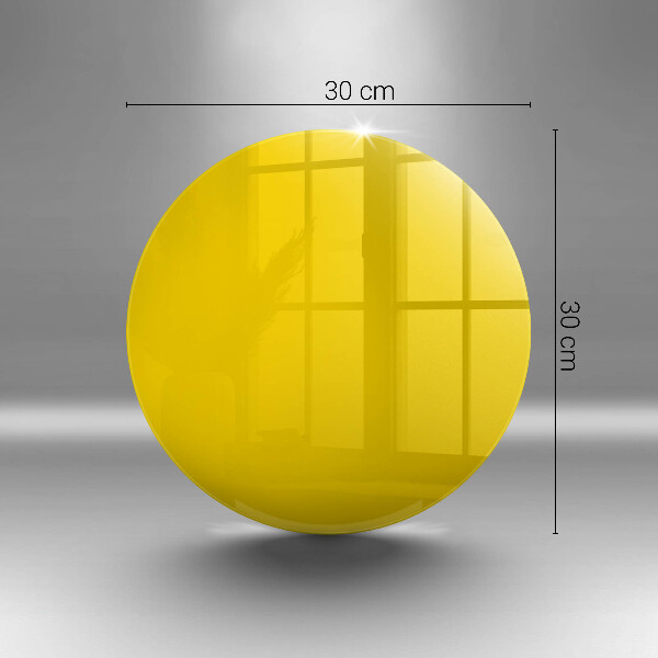 Kuchynská doska zo skla žltá