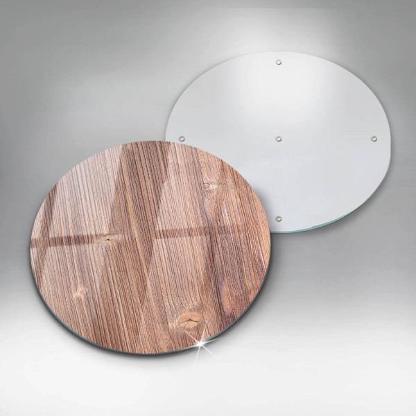 Kuchynská doska zo skla Prírodné drevo