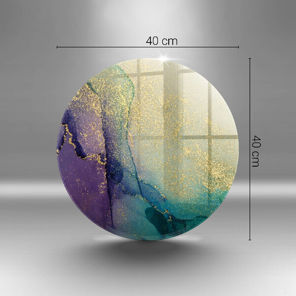 Kuchynská doska veľká zo skla Pozadie so zlatom