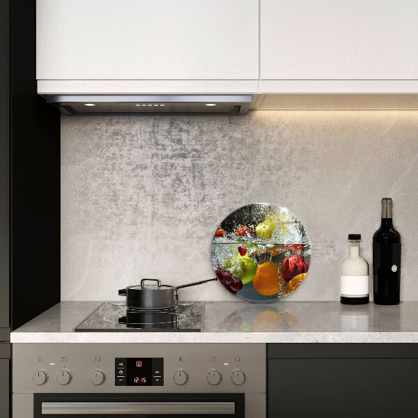 Kuchynská doska zo skla Šťavnaté ovocie vo vode