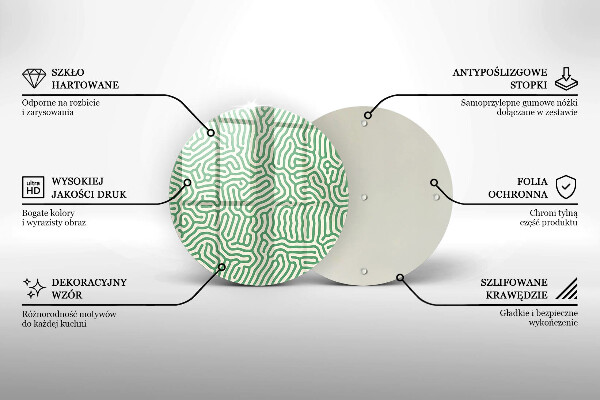 Kuchynská doska zo skla Abstraktné línie