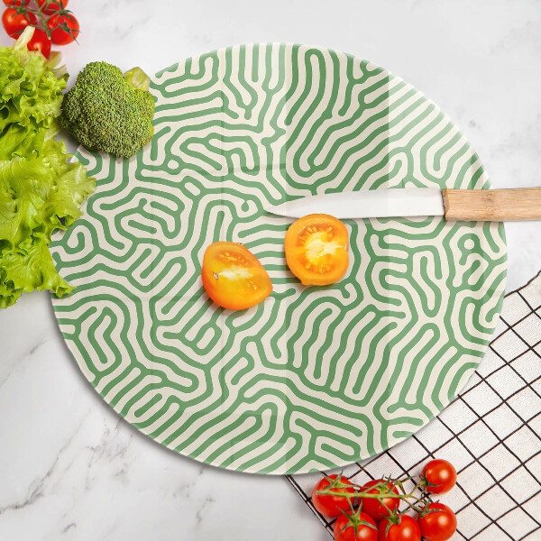 Kuchynská doska zo skla Abstraktné línie