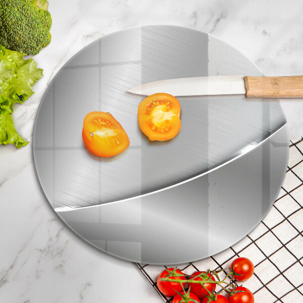 Kuchynská doska zo skla Kovové tvary