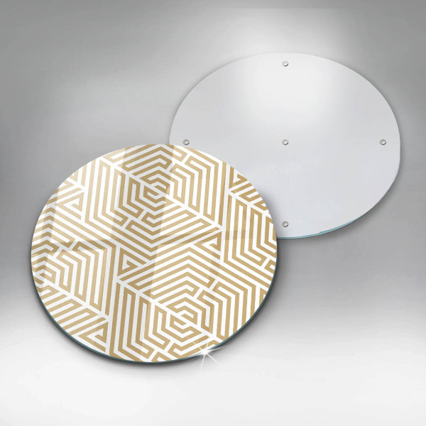 Kuchynská doska zo skla Geometrické čiary