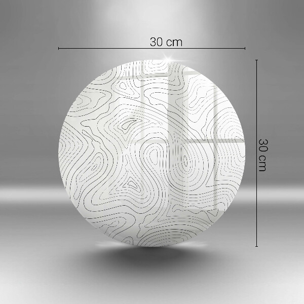 Kuchynská doska zo skla Abstraktné tvary