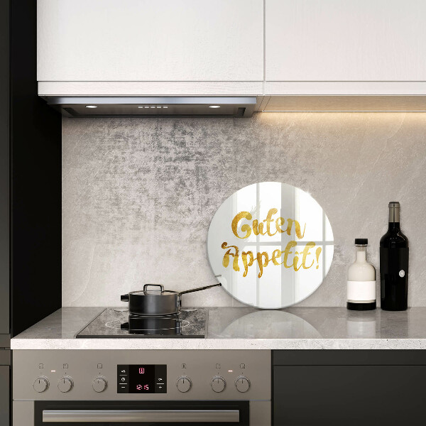 Kuchynská doska veľká zo skla Guten Appetit!