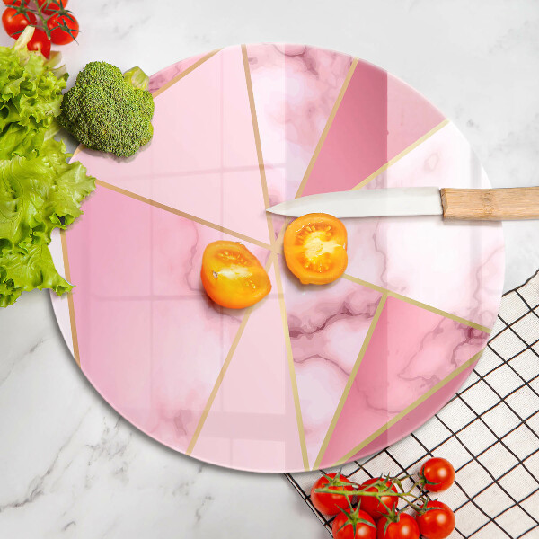 Kuchynská doska zo skla Geometrický mramor