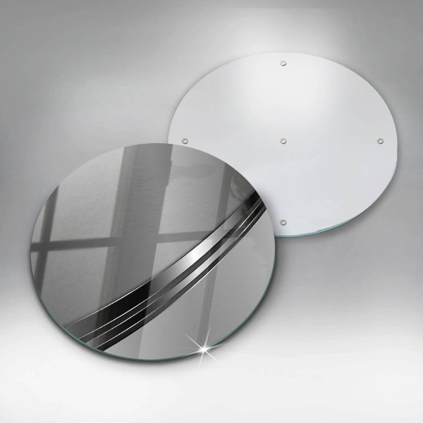 Kuchynská doska veľká zo skla Kovová abstrakcia