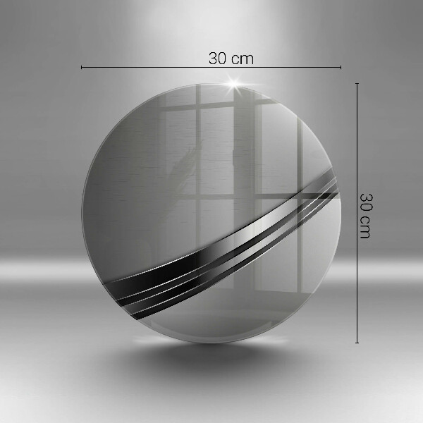 Kuchynská doska veľká zo skla Kovová abstrakcia
