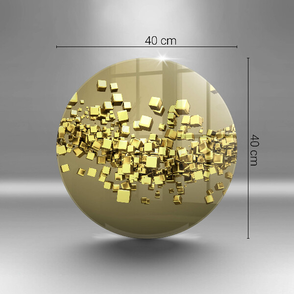 Kuchynská doska zo skla Abstraktná 3D geometria