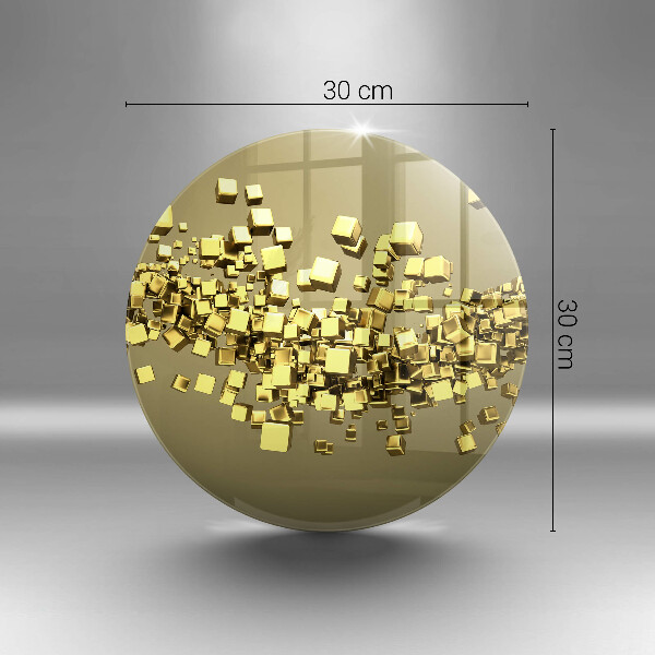 Kuchynská doska zo skla Abstraktná 3D geometria