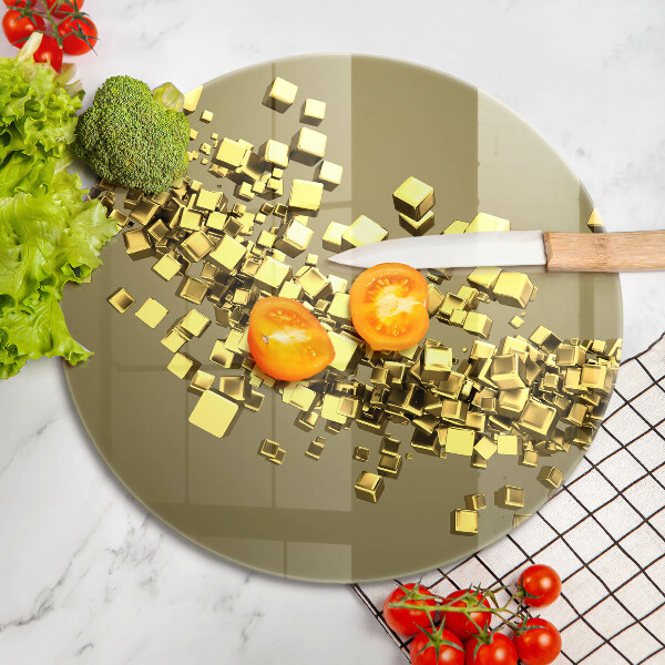 Kuchynská doska zo skla Abstraktná 3D geometria