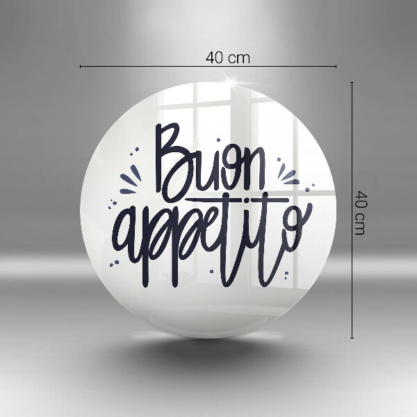 Kuchynská doska veľká zo skla Buon Appetito