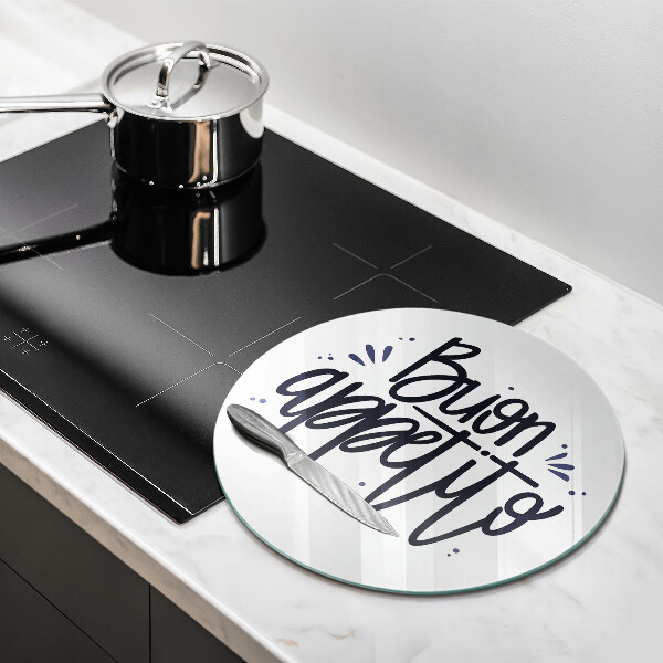 Kuchynská doska veľká zo skla Buon Appetito