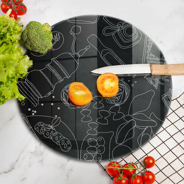 Kuchynská doska zo skla Kuchynské doplnky