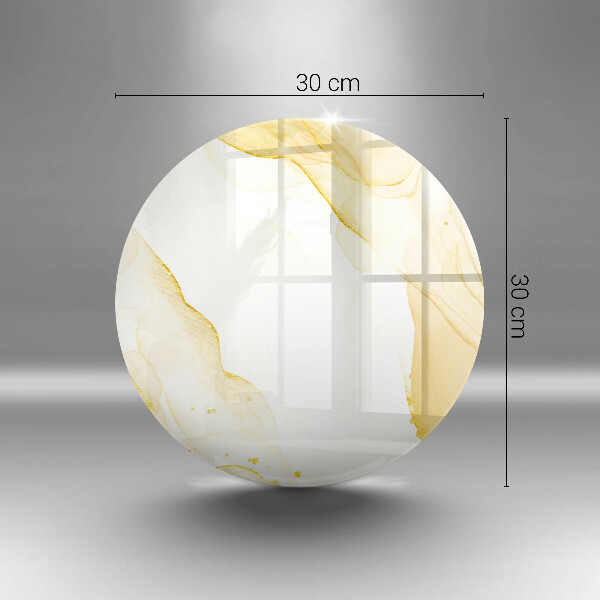 Kuchynská doska zo skla Zlatá abstrakcia