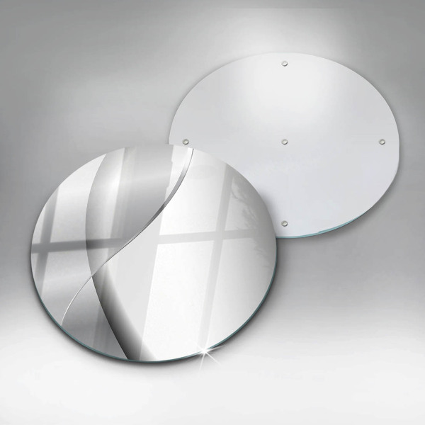 Kuchynská doska zo skla Strieborná kovová abstrakcia