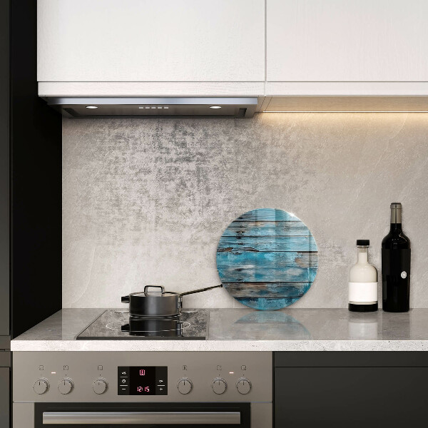 Kuchynská doska veľká zo skla Modré staré dosky