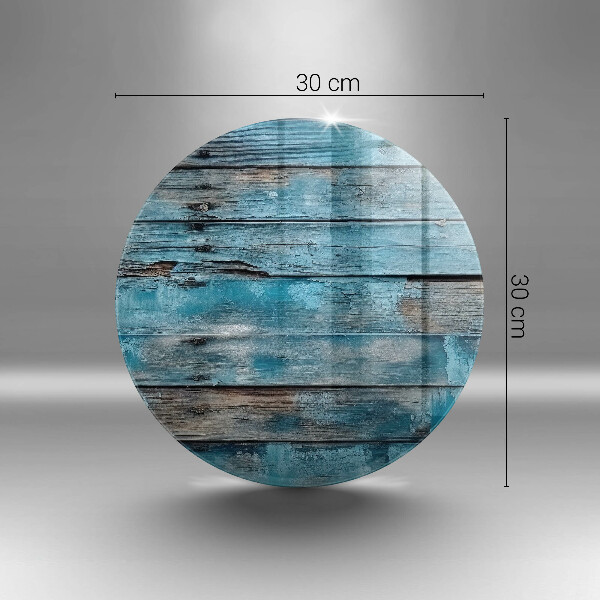 Kuchynská doska veľká zo skla Modré staré dosky