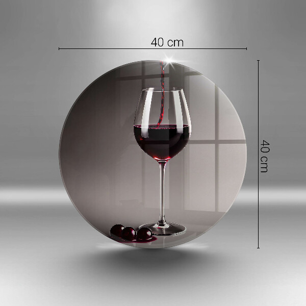 Kuchynská doska veľká zo skla Sklo a hrozno