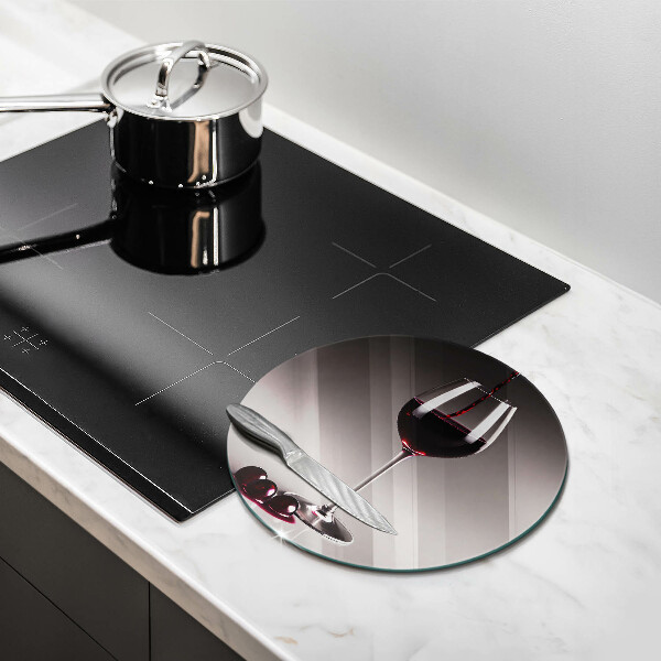 Kuchynská doska veľká zo skla Sklo a hrozno