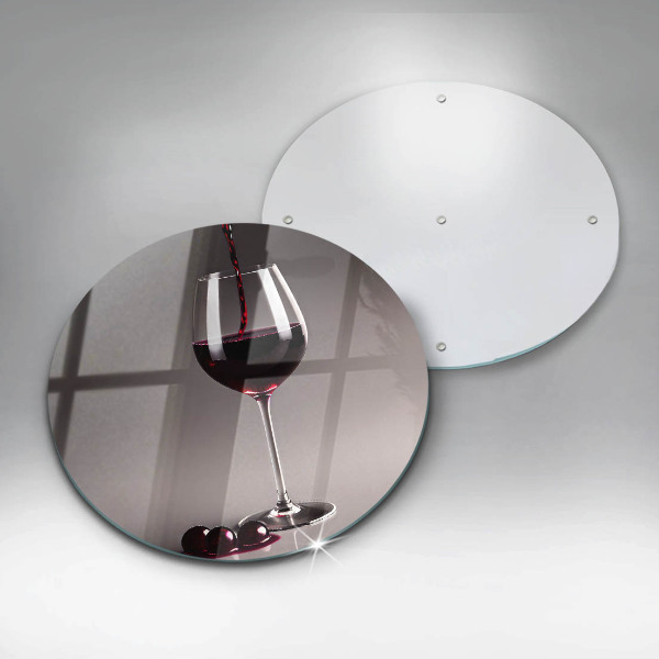 Kuchynská doska veľká zo skla Sklo a hrozno