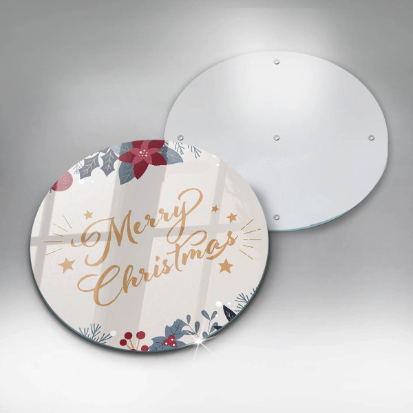 Kuchynská doska zo skla Merry Christmas