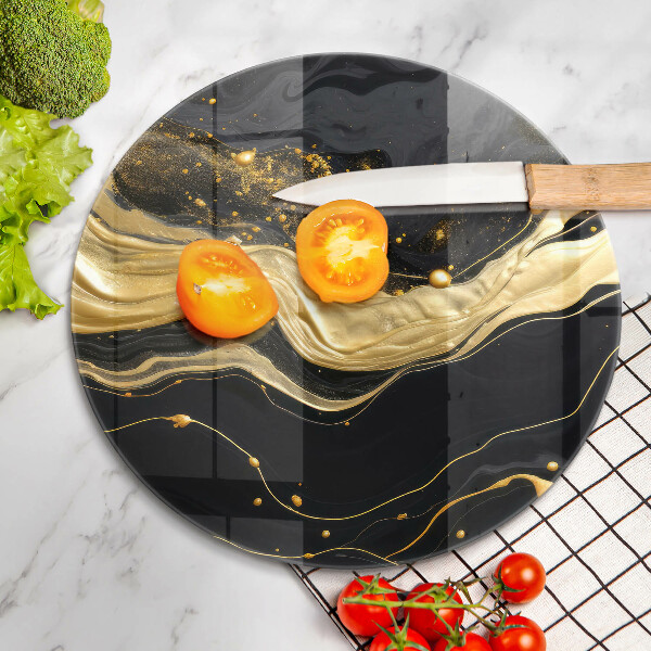 Kuchynská doska zo skla Elegantná abstrakcia