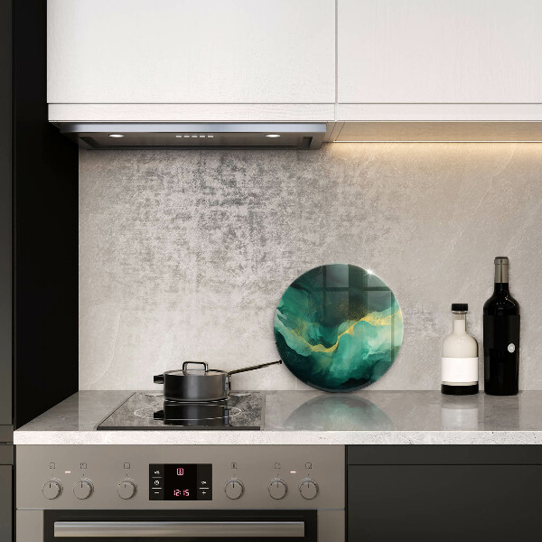 Kuchynská doska zo skla Fľaša zelená