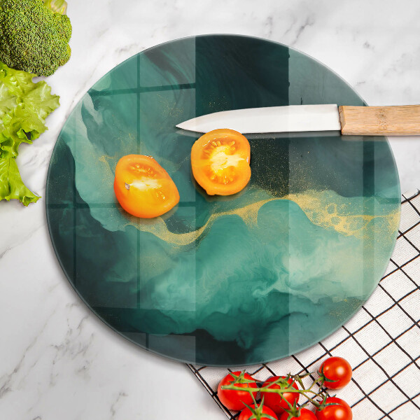 Kuchynská doska zo skla Fľaša zelená